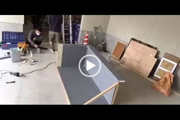 塩ビシート密着工法②